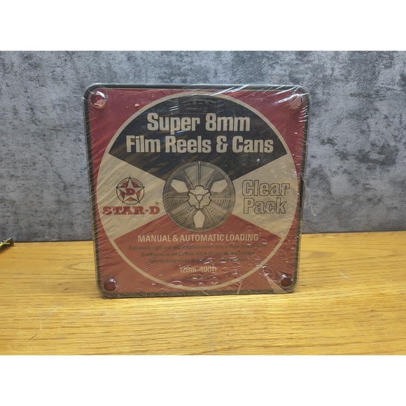 Vintage 3-Pack of STAR-D‎ Dual 8mm Film Reels & Cans - NEW - Picture 1 of 5